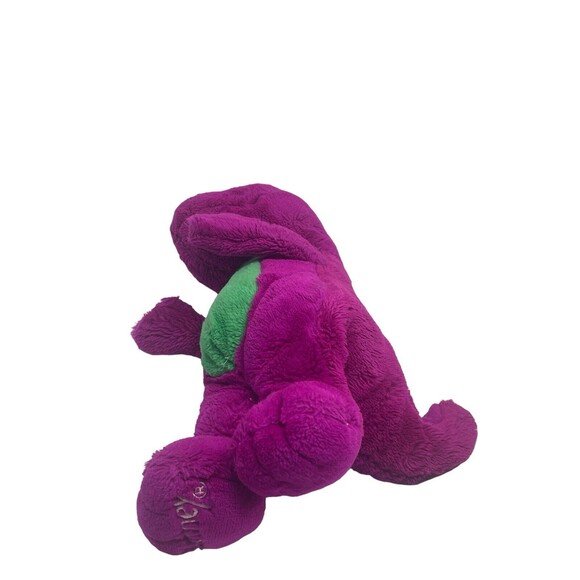 Vintage Barney The Dinosaur 12" Plush 1992 Lyons Group Purple Stuffed Toy - Picture 14 of 15
